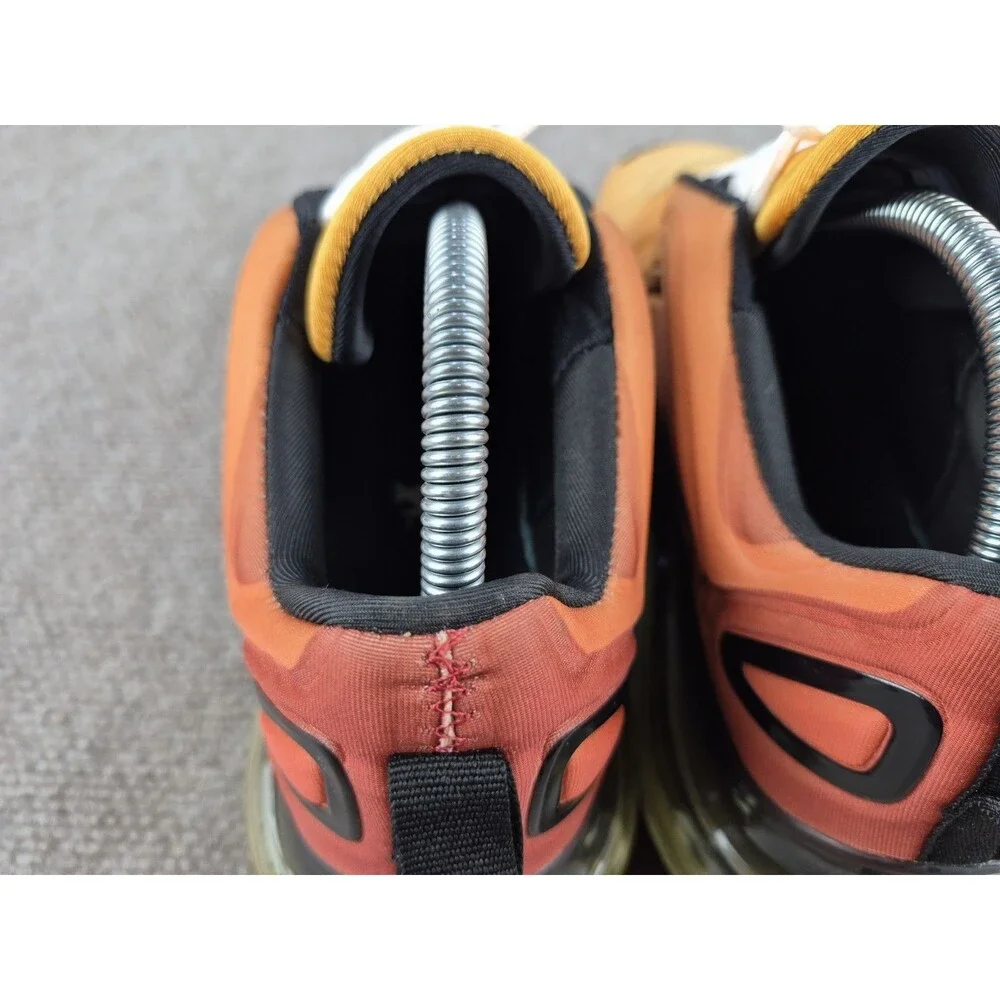 Nike Air Max 720 Sunset Sneakers Men's Sz US 8 Orange/Black Shoes AO2924-800